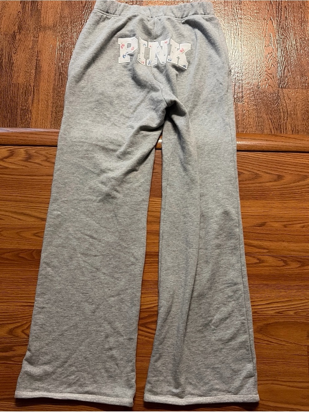 PINK x Frankie’s Bikinis Gray Lounge Sweatpants with Logo Berry Cotton